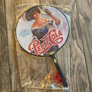 Vintage Pepsi Hand Fan